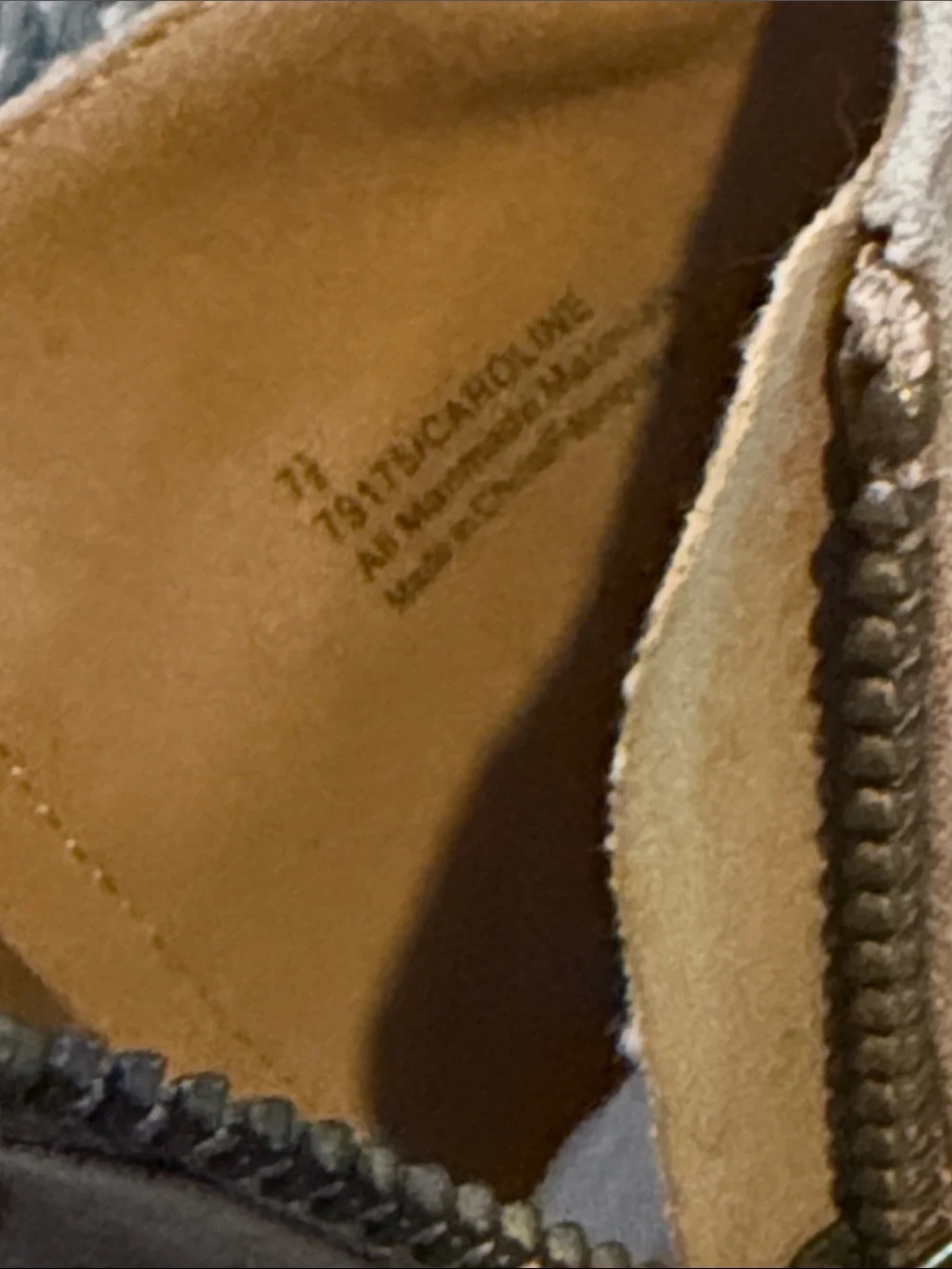 Maurices Taupe Perforated Peep-Toe Ankle Booties